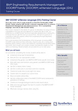 IBM® Engineering Requirements Management DOORS® Family (DOORS®) eXtension Language (DXL) Training Course