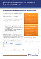 Improve your Productivity through Collaborative Engineering Management